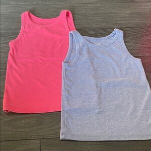 Cat & Jack Pink and Blue Kids Tank Tops